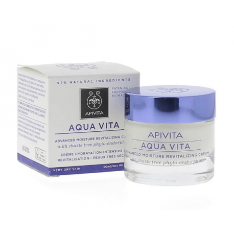 Apivita Aqua Vita Crema Hidratante Pieles Muy Secas 50ml