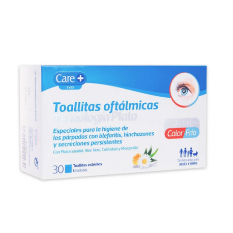 Stada Care+ Toallitas Oftálmicas 30 Unidades