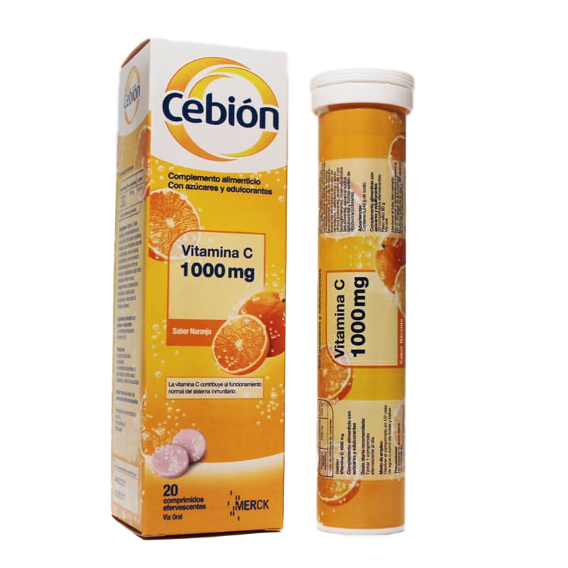 Cebion Cebion Vitamina C 1000mg Comprimidos Efervescentes Farmacias 1000