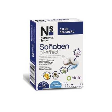 Ns Soñaben Bi-effect Melatonina 15 Comp