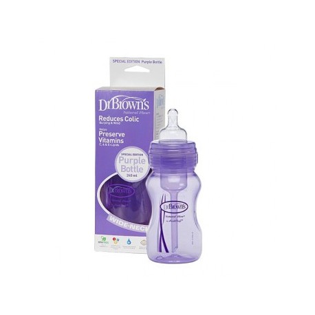 Dr. Brown´s biberón purple edición especial 240 ml