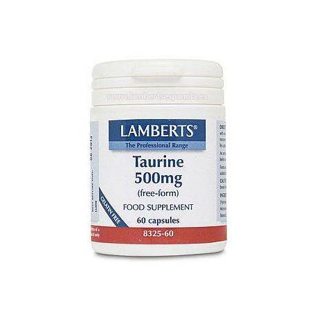 Lamberts Taurina 500 Mg 60 Cap