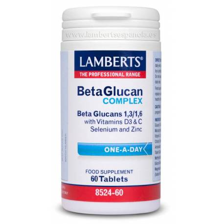 Lamberts Complejo De Beta Glucanos 60 Comp