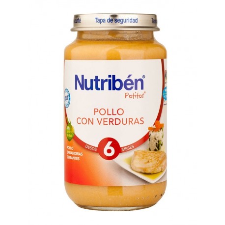 nutriben grandote pollo con verdura 250g