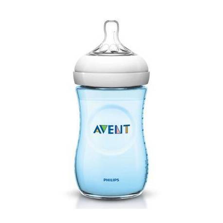 Avent Natural biberón azul 260ml