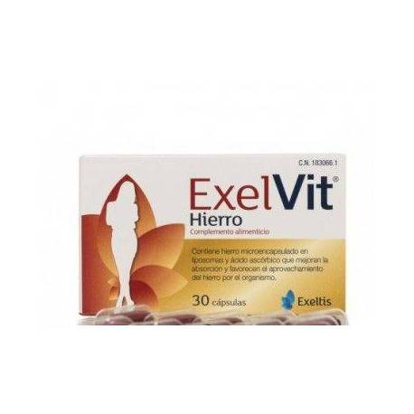 Exelvit Hierro 30 Cáps.