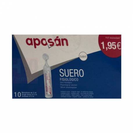 Aposán Suero Fisiologico 10 Monodosis De 5ml