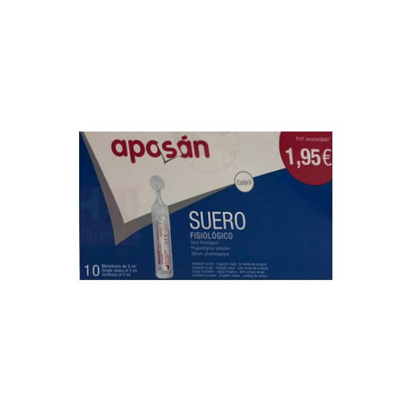 APOSAN SUERO FISIOLOGICO MONODOSIS 5 ML 30 U