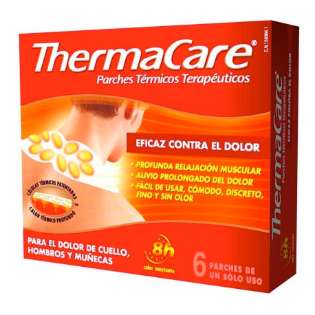 Thermacare, THERMACARE 6 PARCHES TERMICOS CUELLO HOMBROS Y MUÑECA,  Farmacias 1000
