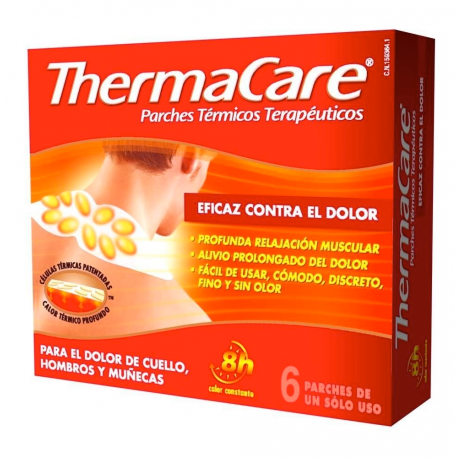 THERMACARE 6 PARCHES TERMICOS CUELLO HOMBROS Y MUÑECA