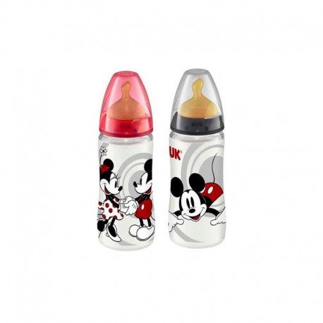 BIBERON PP LATEX NUK FIRST CHOICE 300 ML DISNEY MICKEY 0-6 M