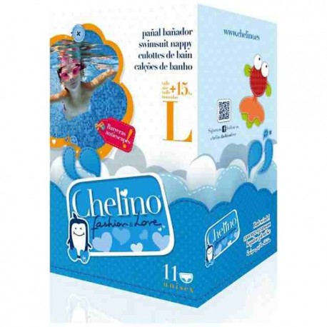 Chelino Pañal Bañador Talla L +15kg 11ud