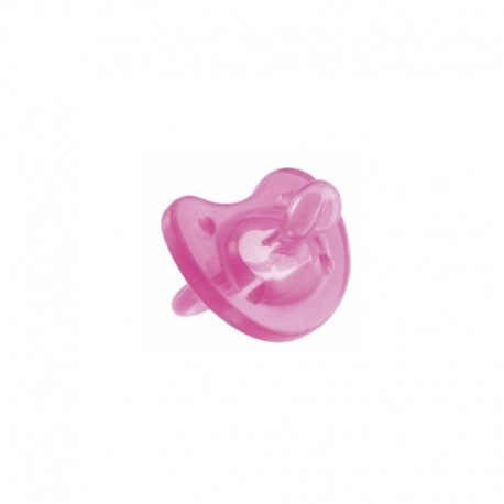 CHUPETE CHICCO TODOGOMA SIL ROSA 0-6M 1U