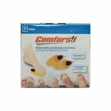 Comforsil plantillas cortas bóveda metatarsal T-S 2uds