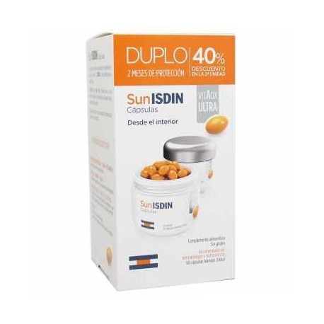Isdin Sun Defense Vitaox Ultra 60 cápsulas Duplo