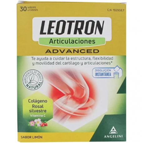 Leotron Articulaciones Advanced Rosal 30 Sobres