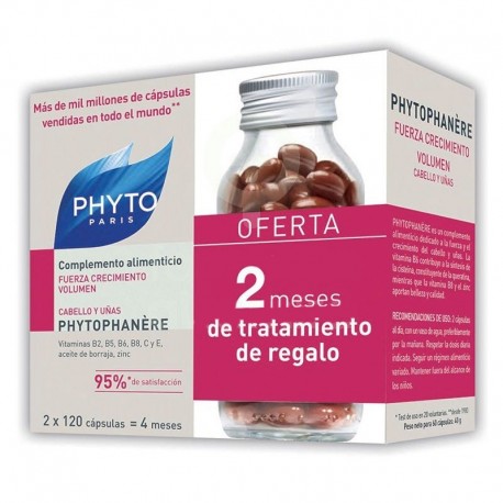 Phyto Duplo Phytophanere Cabello Y Uñas 2x120cápsulas