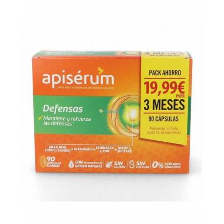 Pack Apiserum Defensas 90 Cápsulas