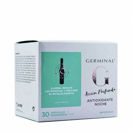 Germinal Acción Profunda Antioxidante Noche 30 Ampollas