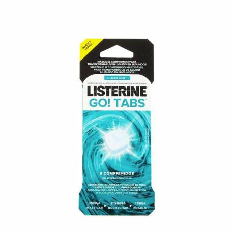 Listerine Go Tabs 8 Comprimidos