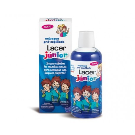 Lacer Junior Enjuague Pre-Cepillado + REGALO Cepillo Dental Lacer Junior 