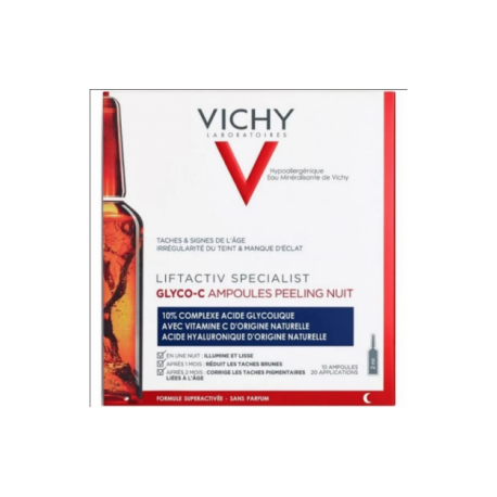 Vichy Liftactiv Specialist GLYCO-C Noche 10 Ampollas