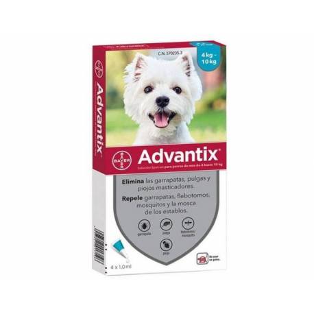 Advantix Perro 4-10kg 4 Pipetas