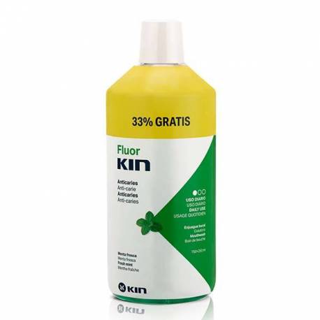 Kin Fluor enjuague bucal diario 750ml + 250ml