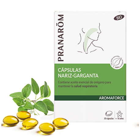 Pranarom Cápsulas Nariz Garganta Aromaforce 30 Cáps