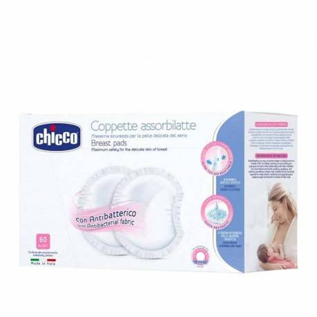 Chicco discos absorb. antibacterias chicco 60u