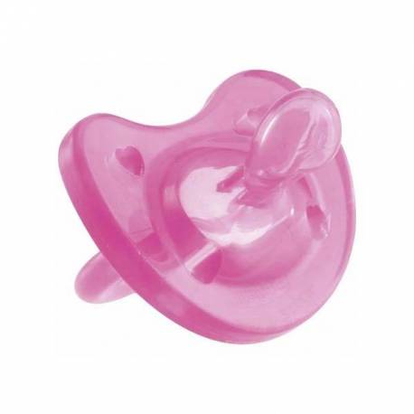 Chicco® Physio Soft chupete anatómico tratamiento 4M+ rosa