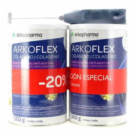 Arkopharma Condro-Aid Arkoflex Colágeno Sabor Vainilla 2x360gr 