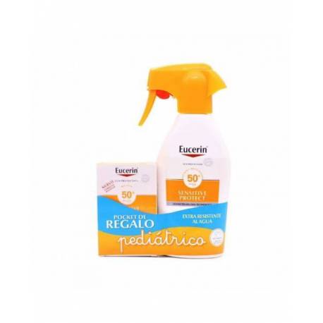 Eucerin Sun Protection Infantil 50+ Spray 300ml + Pocket Regalo