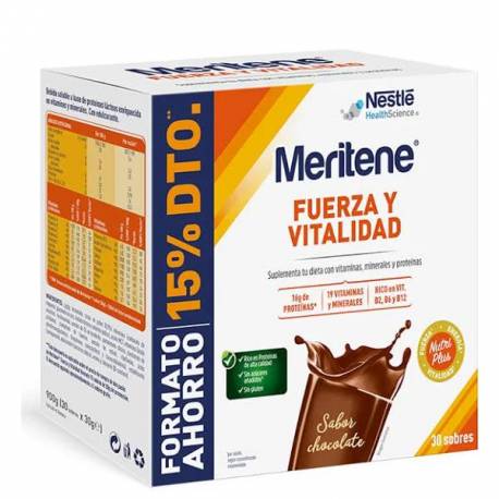 Meritene Chocolate 30 Sobres