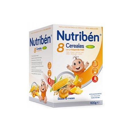 Nutribén® 8 Cereales Con Un Toque De Miel 4 Frutas 600 g