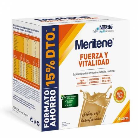 Meritene Cafe Descafeinado 30 sobres