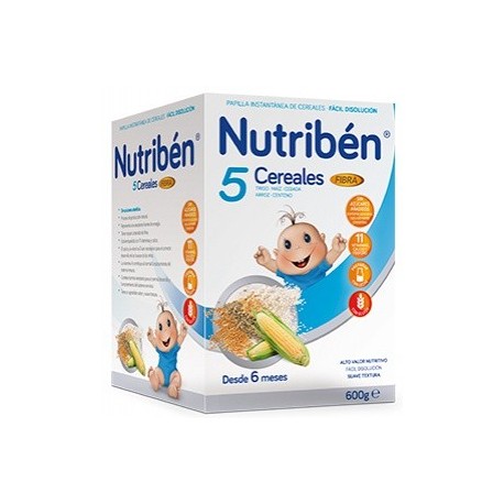 Nutribén 5 Cereales Fibra 600 g