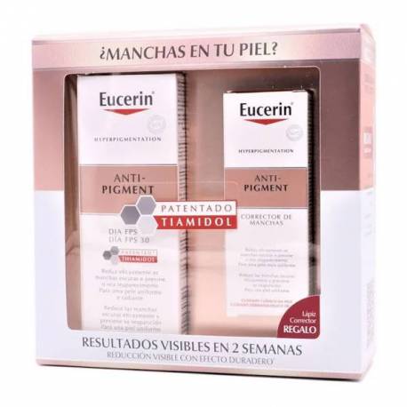 Eucerin Anti-Pigment Crema Dia 50ml + Corrector de Manchas 5ml Pack