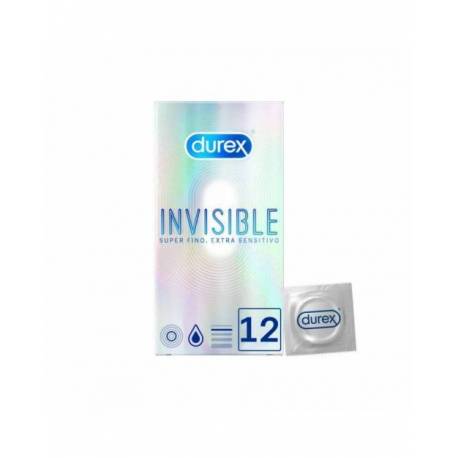 Durex Invisible Extra Sensitivo 12 Unidades