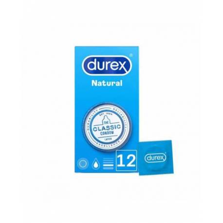 Durex Natural Plus Easy On 12 Unidades