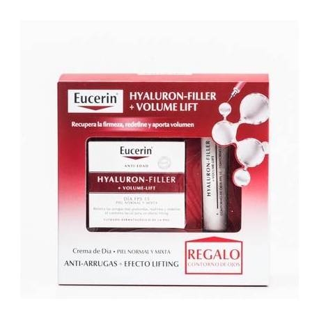 Eucerin Hyaluron-Filler + Volume-Lift 50ml + Contorno Ojos Regalo