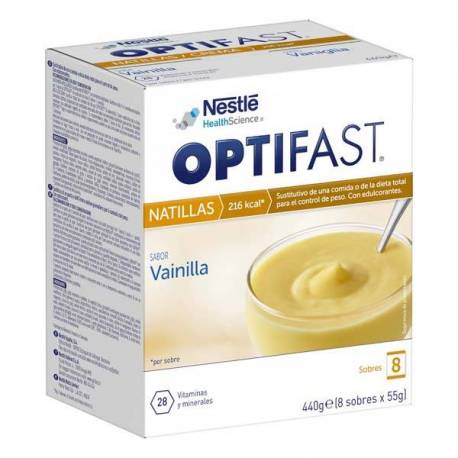 Optifast Natillas Vainilla 8 Sobres