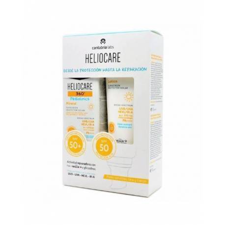 Heliocare 360 Pediatrics Pack Mineral + Loción SPF50