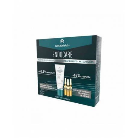 Endocare Cellage Firming Day SPF30 50ml + 10 Ampollas Tensage
