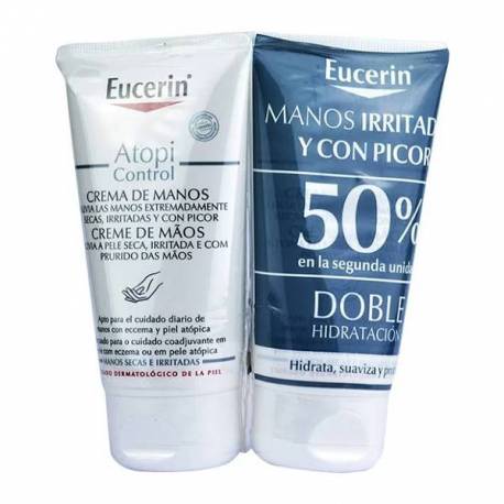 Eucerin Atopicontrol Crema de Manos 2x75ml