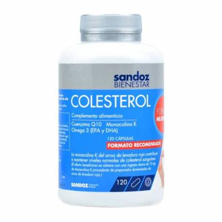 Sandoz Bienestar Colesterol 120 Cápsulas