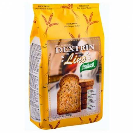 Dextrin Pan Integral con Semillas de Lino 300gr