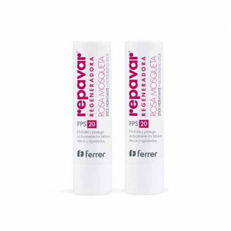 Repavar Regenerador de Labios Stick SPF30 2x4gr