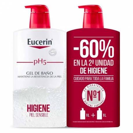 Eucerin pH5 Gel de Baño 2X1000ml