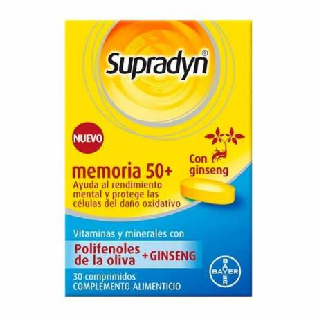 Supradyn Memoria 50+ 30 Comprimidos